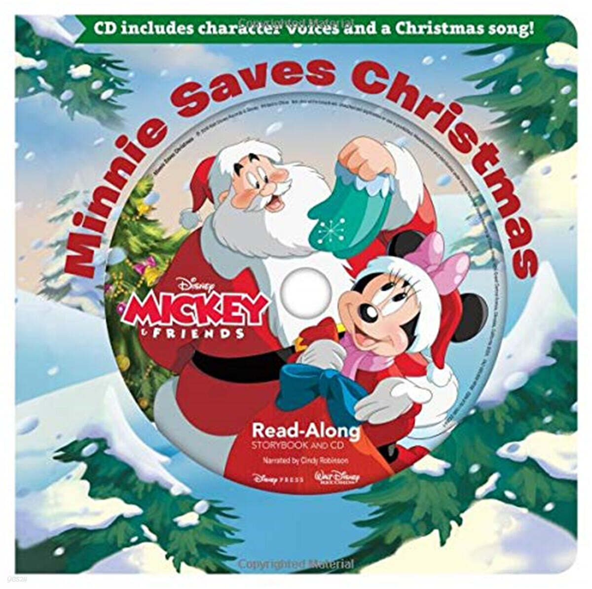 Minnie Saves Christmas Readalong Storybook & CD