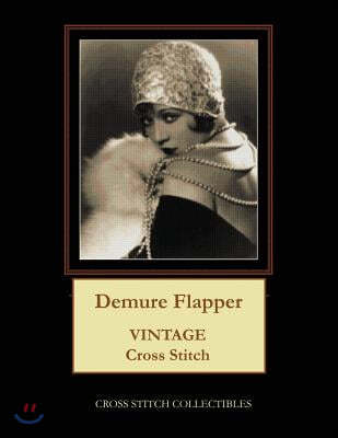 Demure Flapper: Vintage Cross Stitch Pattern