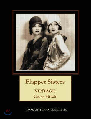 Flapper Sisters: Vintage Cross Stitch Pattern