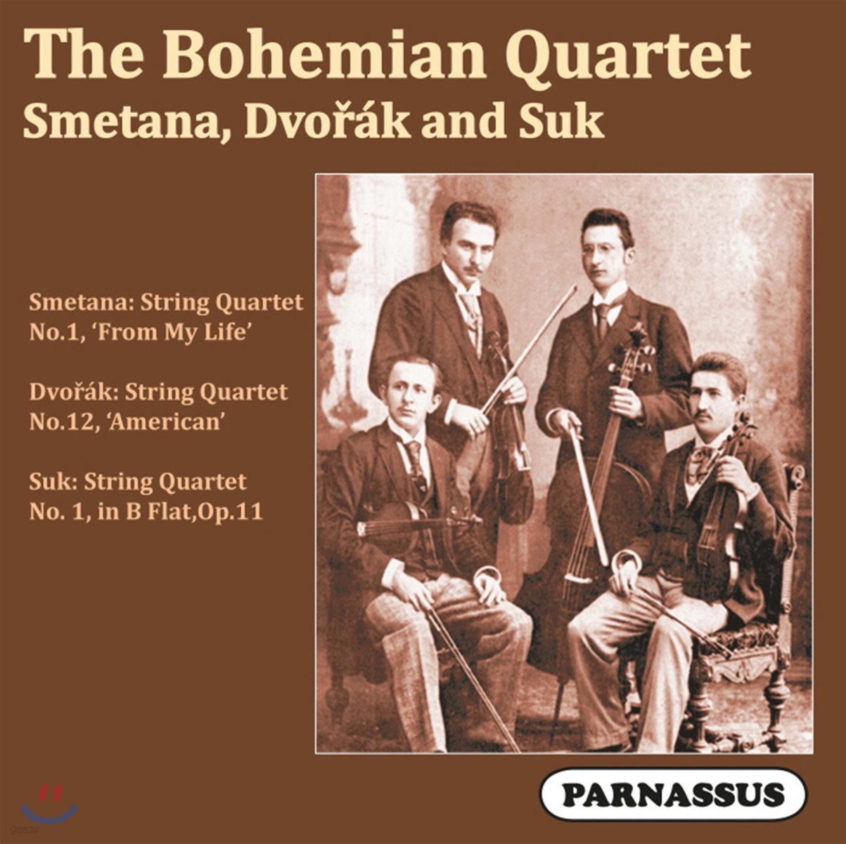 Bohemian Quartet 스메타나 / 드보르작 / 수크: 현악 사중주 작품집 (Smetana / Dvorak / Suk: String Quartet)