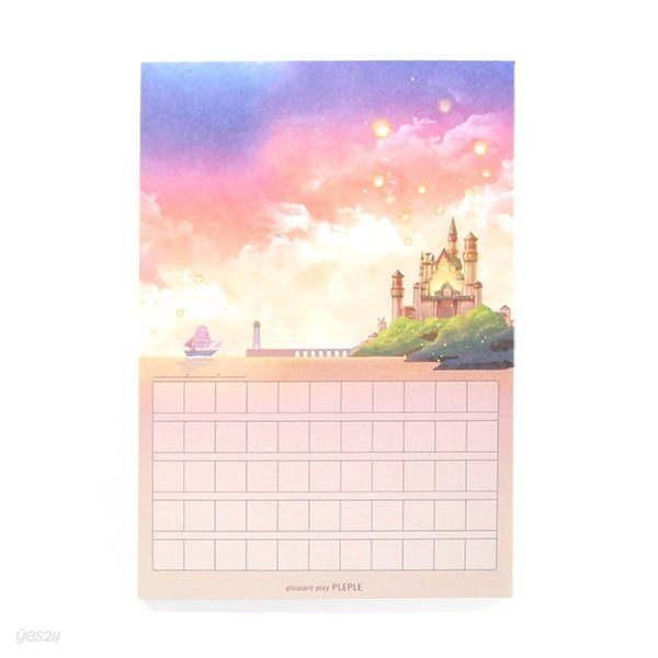 [원고지] 마음더하기 메모지(세로) - 일러ver
