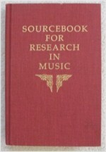 Sourcebook for Research in Music (Hardcover)
