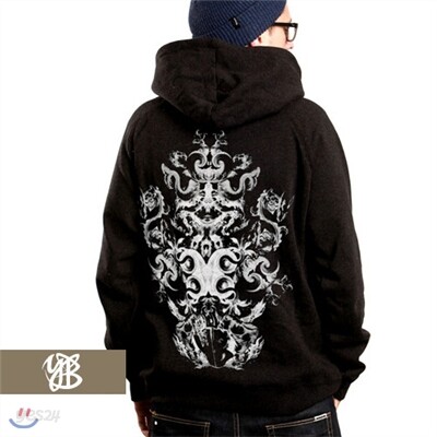 YB 공식 후드티셔츠 Black - 남녀공용 Hoodie Unisex