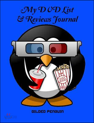 My DVD List and Reviews Journal, Lined, 50 Sheets/100 Pages, 9.75 X 7.5