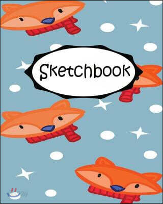 Sketchbook: Fox 1: 110 Pages of 8 X 10 Blank Paper for Drawing (Sketchbooks)