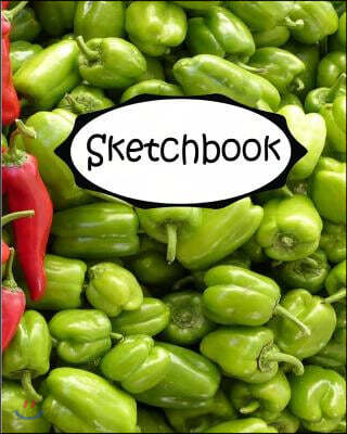 Sketchbook: Paprika: 110 Pages of 8 X 10 Blank Paper for Drawing (Sketchbooks)