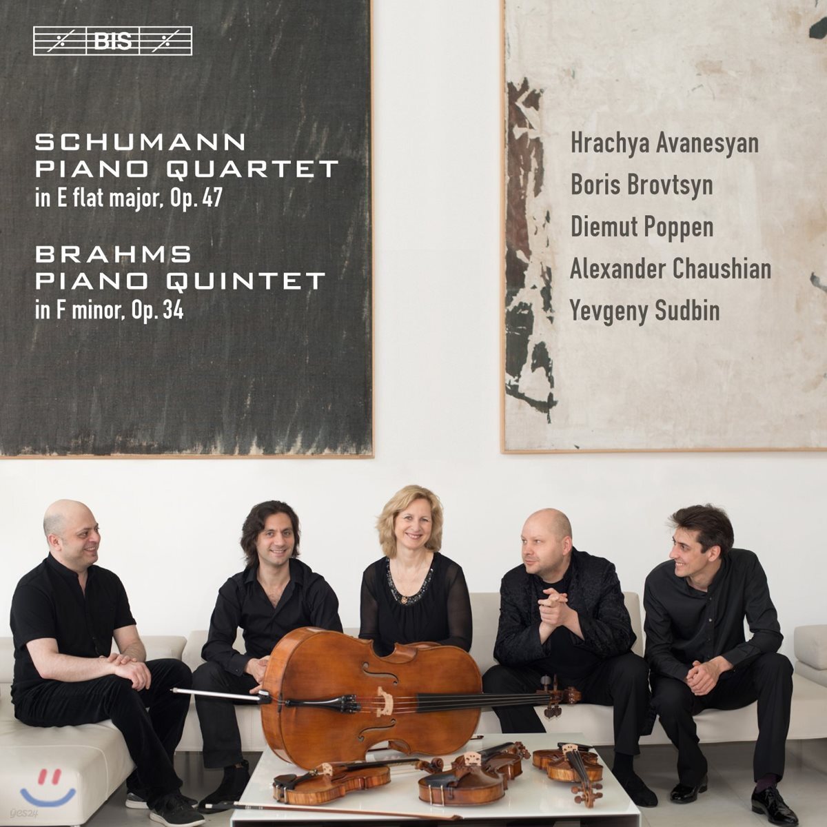 Yevgeny Sudbin 슈만: 피아노 4중주 Op.47 / 브람스: 피아노 5중주 Op.34 Schumann: Piano Quartet / Brahms: Piano Quintet - 예프게니 수드빈