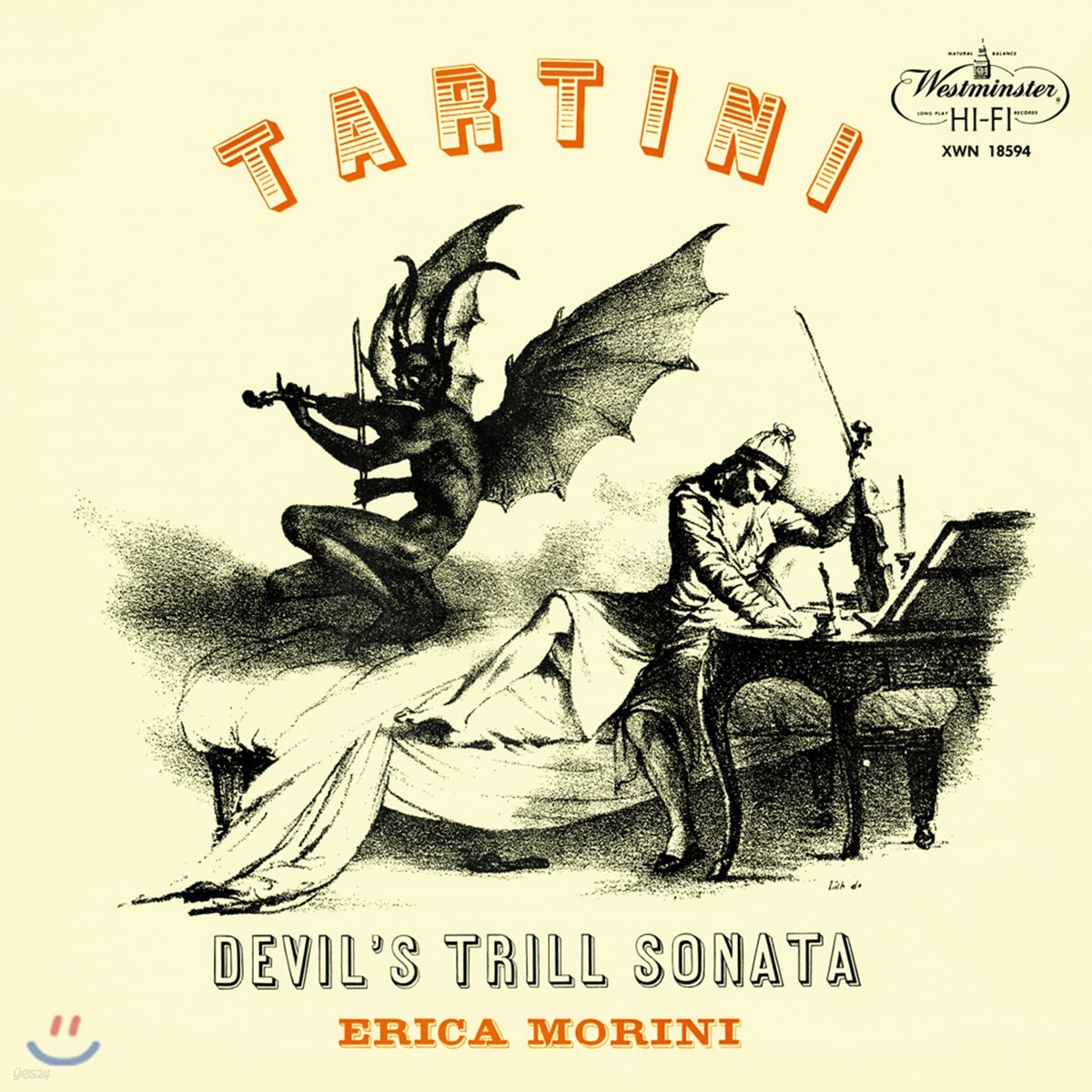 Erica Morini 타르티니: 악마의 트릴 소나타 (Tartini: Devil&#39;s Trill Sonata) [LP]