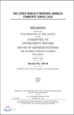 The Census Bureau's proposed American Community Survey (ACS)