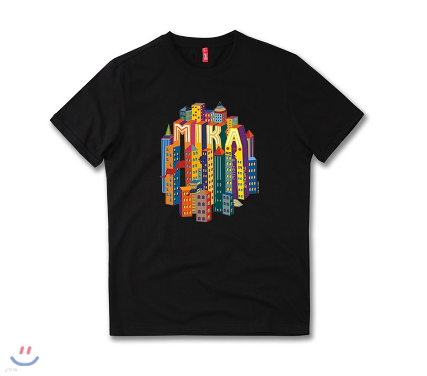 Mika - City Black T-Shirt [미카 티셔츠]