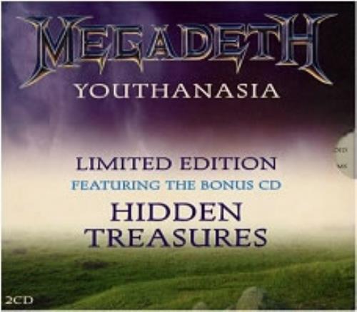 Megadeth - Youthanasia + Hidden Treasures UK 2 CD album set (Double CD) 
