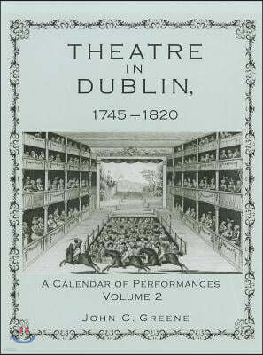 Theatre in Dublin, 1745-1820: A Calendar of Performances