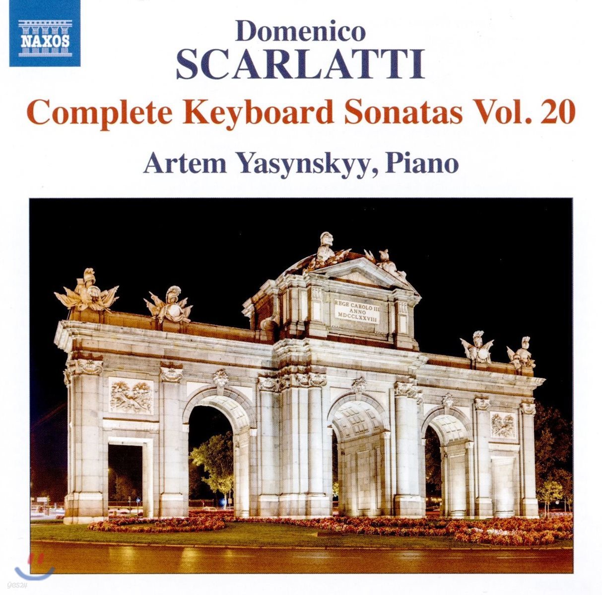 Artem Yasynskyy 도메니코 스카를라티: 건반 소나타 전곡 20집 (Domenico Scarlatti: Keyboard Sonatas Vol.20)