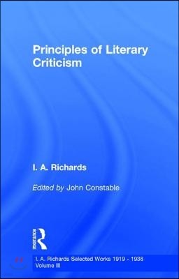 Principles of Literary Criticism V3