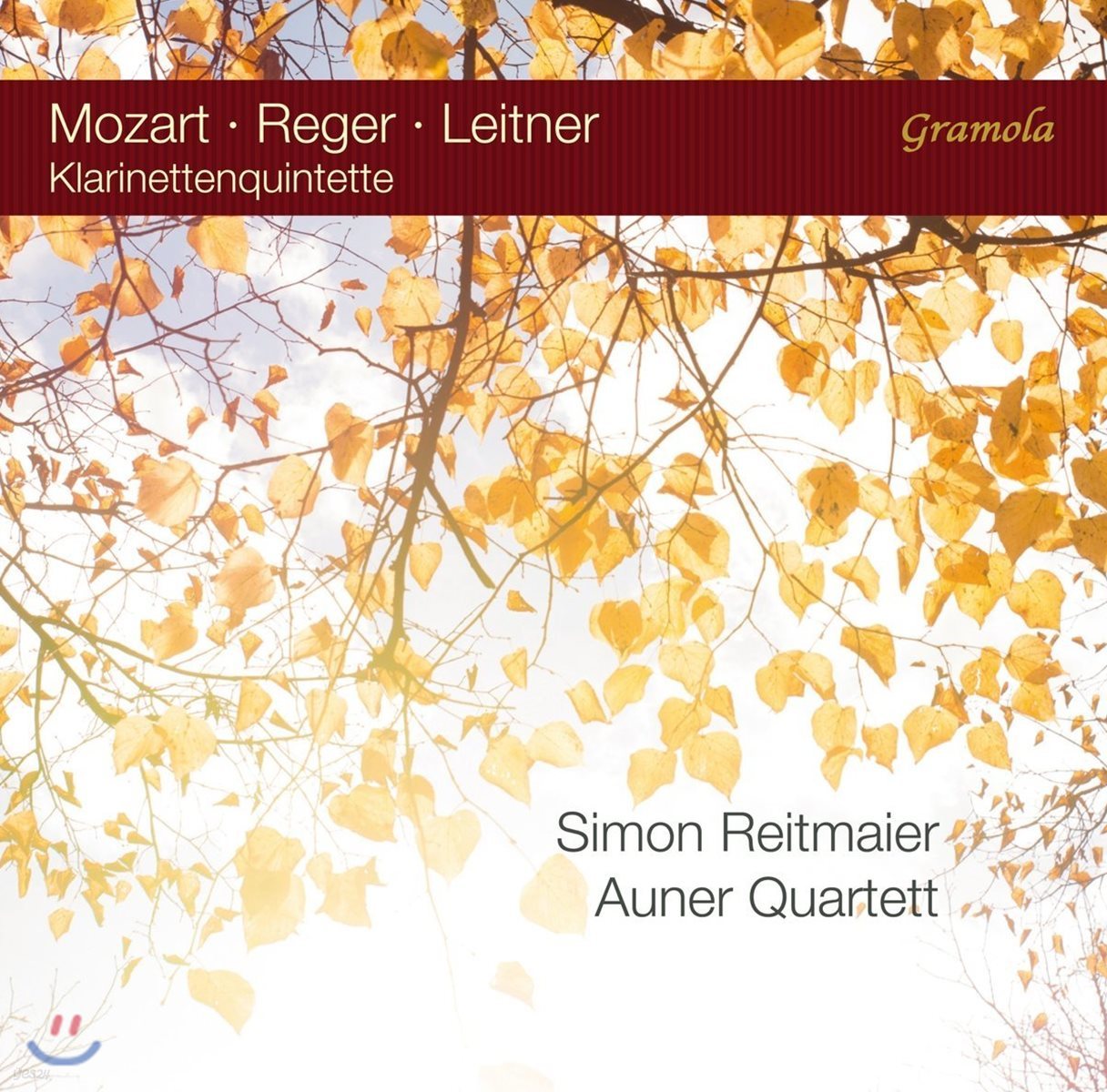Simon Reitmaier 모차르트 / 막스 레거 / 라이트너: 클라리넷 오중주 (Mozart / Reger / Leitner: Clarinet Quintets)