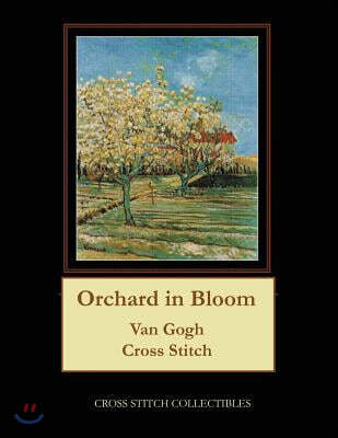 Orchard in Blossom, 1888: Van Gogh Cross Stitch Pattern