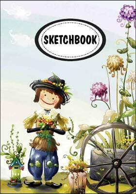 Sketchbook: Painting Man: 110 Pages of 7 X 10 Blank Paper for Drawing (Sketchbooks)