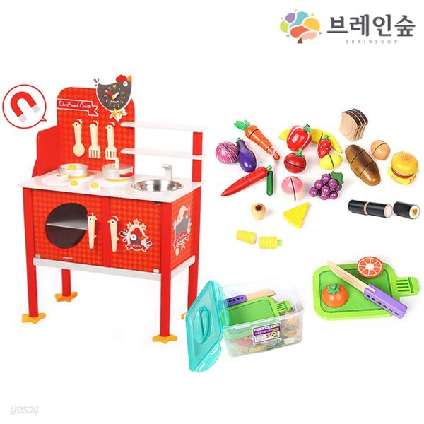 [브레인숲] 코코 원목주방 소꿉놀이 - YES24