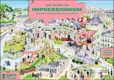 The Story of Impressionism (1000-Piece Art History Jigsaw Puzzle)