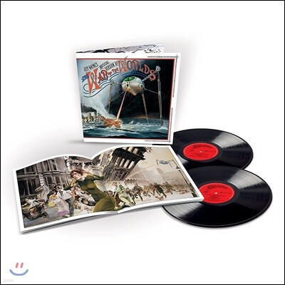 David Essex,Jo Partridge,Phil Lynott,Justin Hayward,Richard Burton,Jeff Wayne,Julie Covington — 우주 전쟁 - 제프 웨인의 뮤지컬 버전 (Jeff Wayne's Musical Version of "The War Of The Worlds") 앨범 커버