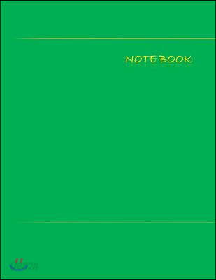 Notebook: Unlined Notebook - Large (8.5 x 11 inches) - 100 Pages