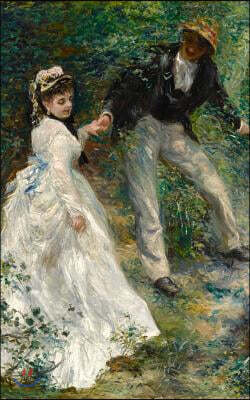 Pierre-Auguste Renoir - La Promenade - Lined Notebook