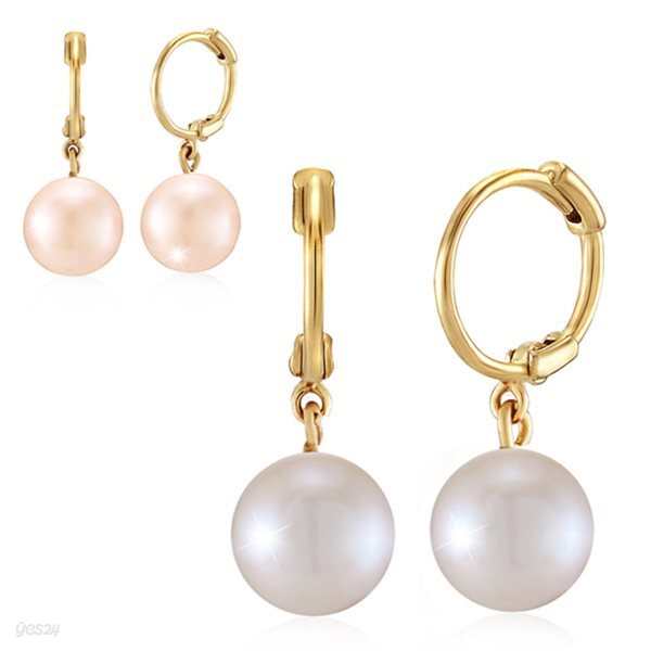 [NeeGee] 14K GOLD 스와로브스키진주 이어링