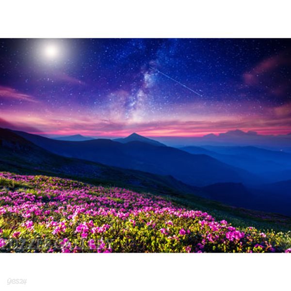 2000조각 직소퍼즐▶ 진달래 꽃이 만발한 언덕의 환상적인 장면 (PK2000-M3215)