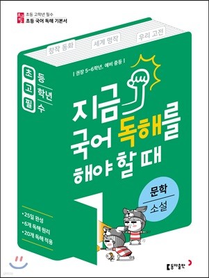 초고필 지금 국어 독해를 해야 할 때 - 문학 소설 