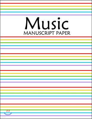 Music Manuscript Paper: 12 Staves Per Page 70 Pages Great for Music Composition