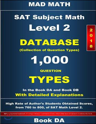 2018 SAT Subject Math Level 2 Book Da