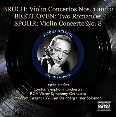 Jascha Heifetz 브루흐: 바이올린 협주곡 1, 2번 / 베토벤: 로망스 1, 2번 (Bruch : Violin Concertos Op. 26, Op.44 / Beethoven: Romance Op.40, Op.50) 