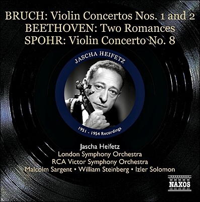 Jascha Heifetz 브루흐: 바이올린 협주곡 1, 2번 / 베토벤: 로망스 1, 2번 (Bruch : Violin Concertos Op. 26, Op.44 / Beethoven: Romance Op.40, Op.50)