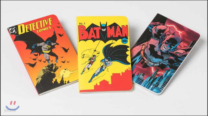 DC Comics: Batman Through the Ages Pocket Notebook Collection. Set of 3