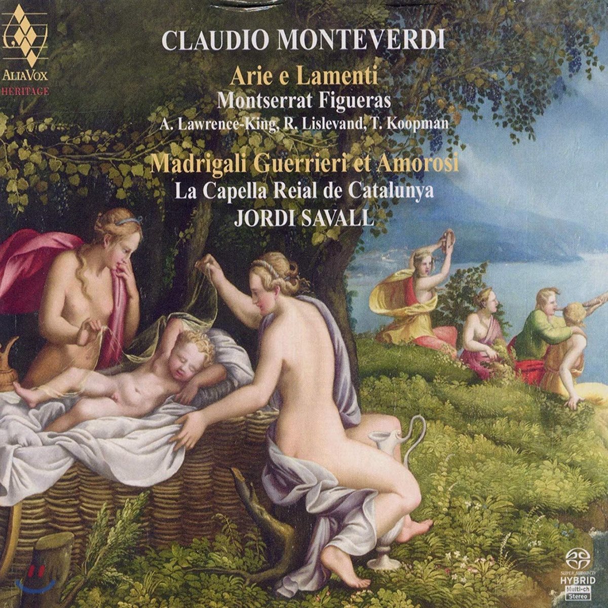 Montserrat Figueras 몬테베르디: 아리아와 애가 & 전쟁과 사랑 마드리갈 (Monteverdi: Arie et Lamenti - Madrigali Guerrieri et Amorosi)