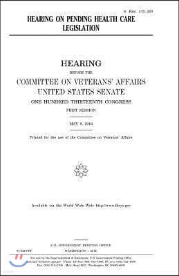 Createspace Independent Pub Hearing on Pending Health Care Legislation