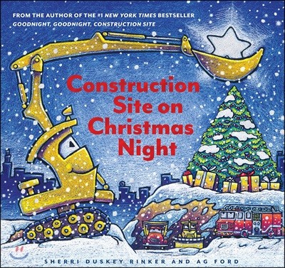 Construction Site on Christmas Night: (Christmas Book for Kids, Children's Book, Holiday Picture Book)