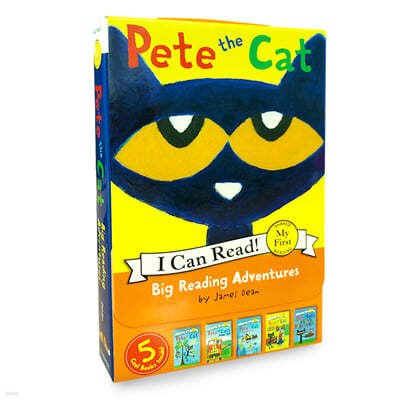 Pete the Cat: Big Reading Adventures: 5 Far-Out Books in 1 Box!