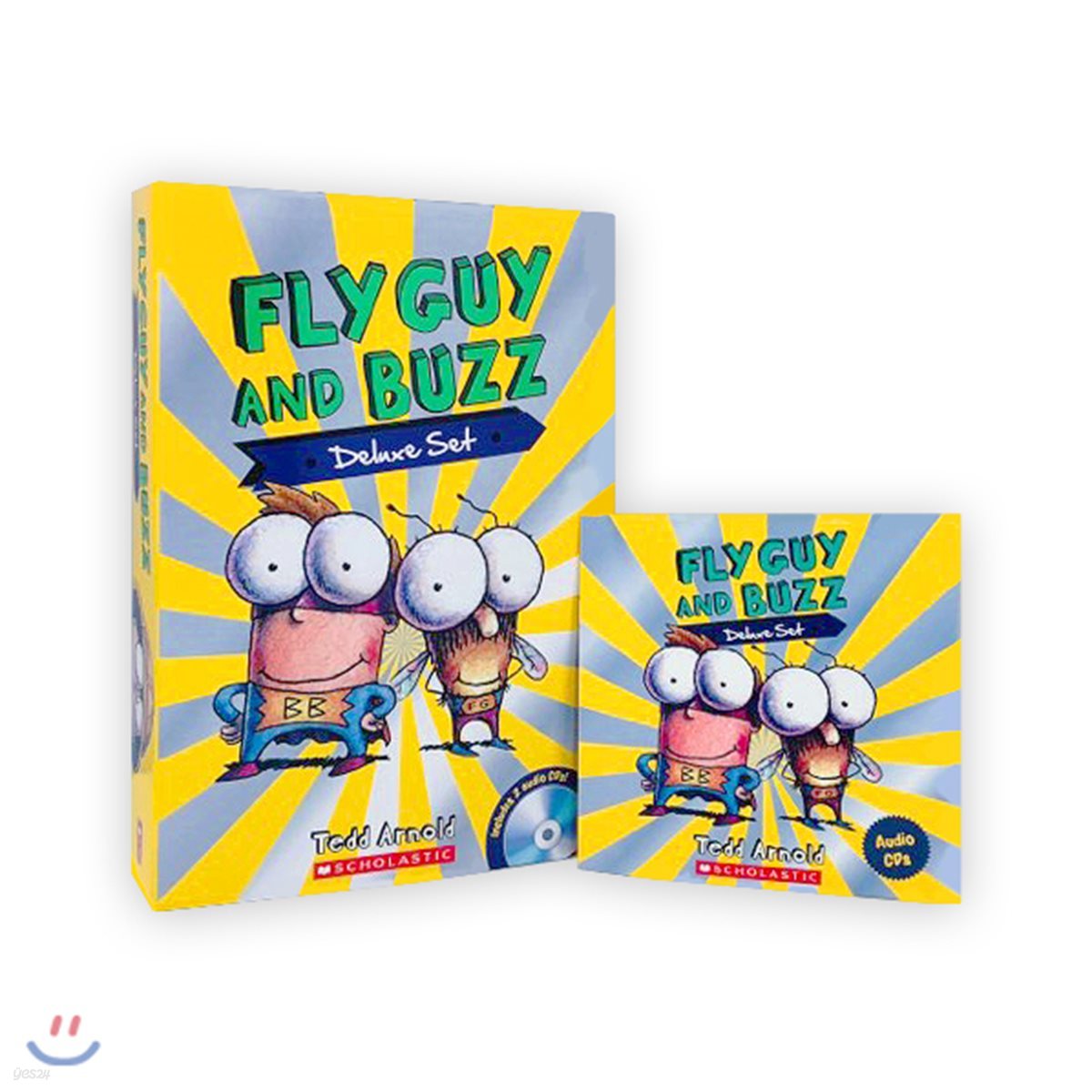 플라이 가이 원서 페이퍼백 15종 박스 세트 (CD 2장 포함) Fly Guy &amp; Buzz Deluxe Set (with 2 CDs)