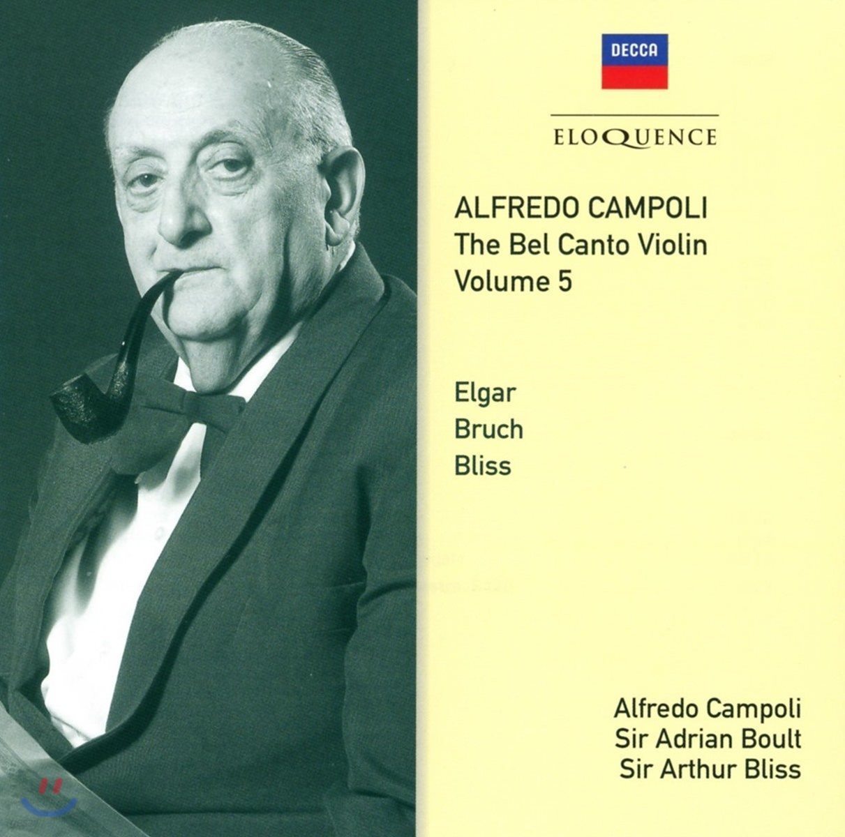 Alfredo Campoli 알프레도 캄폴리 벨 칸토 바이올린 5집 - 엘가 / 브루흐 / 블리스 (The Bel Canto Violin Vol.5)