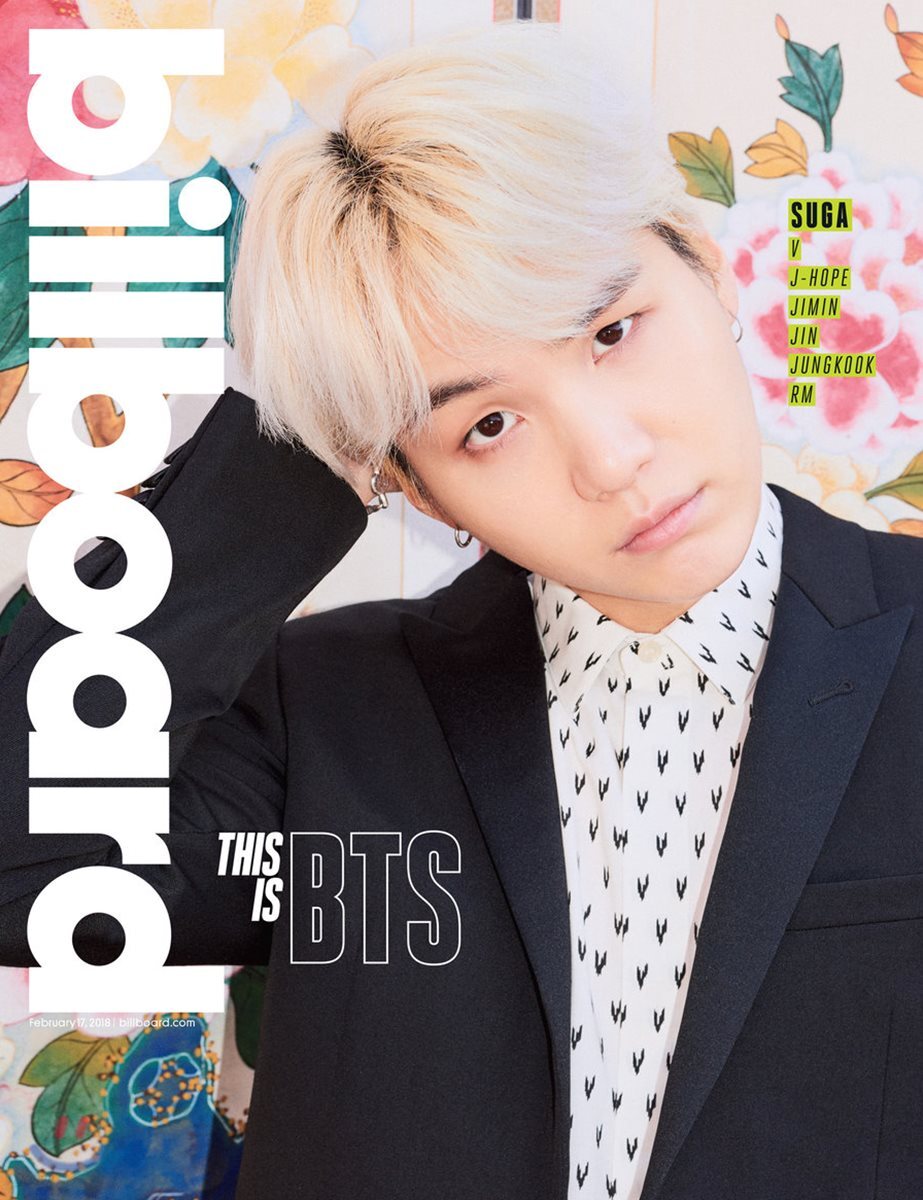 Billboard (주간) : 2018년 02월 17일 : 빌보드 BTS 방탄소년단 슈가 커버