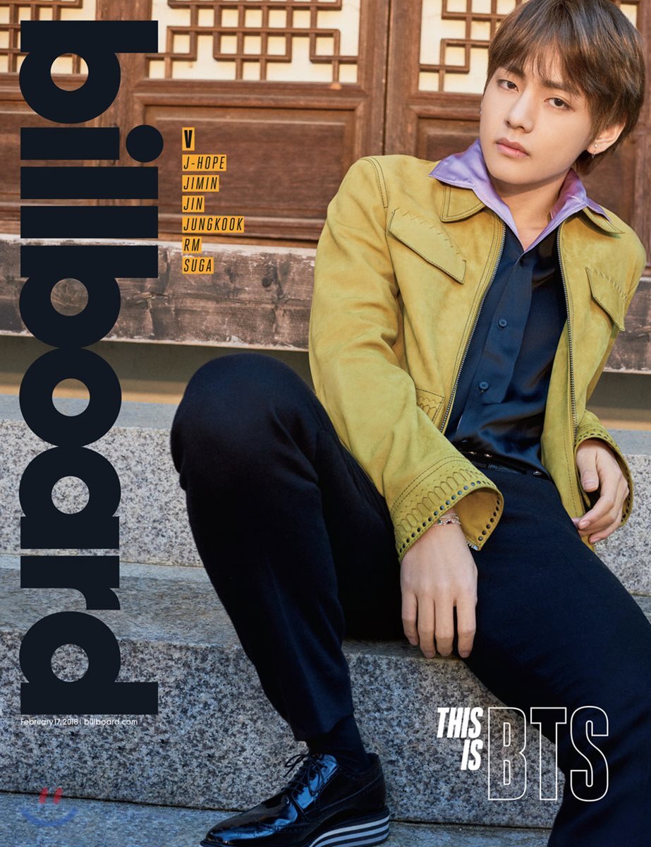 Billboard (주간) : 2018년 02월 17일 : 빌보드 BTS 방탄소년단 뷔 커버
