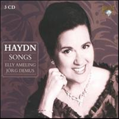 ̵: 뷡 (Haydn: Songs) (With Book) (3CD Boxed Set) - Elly Ameling