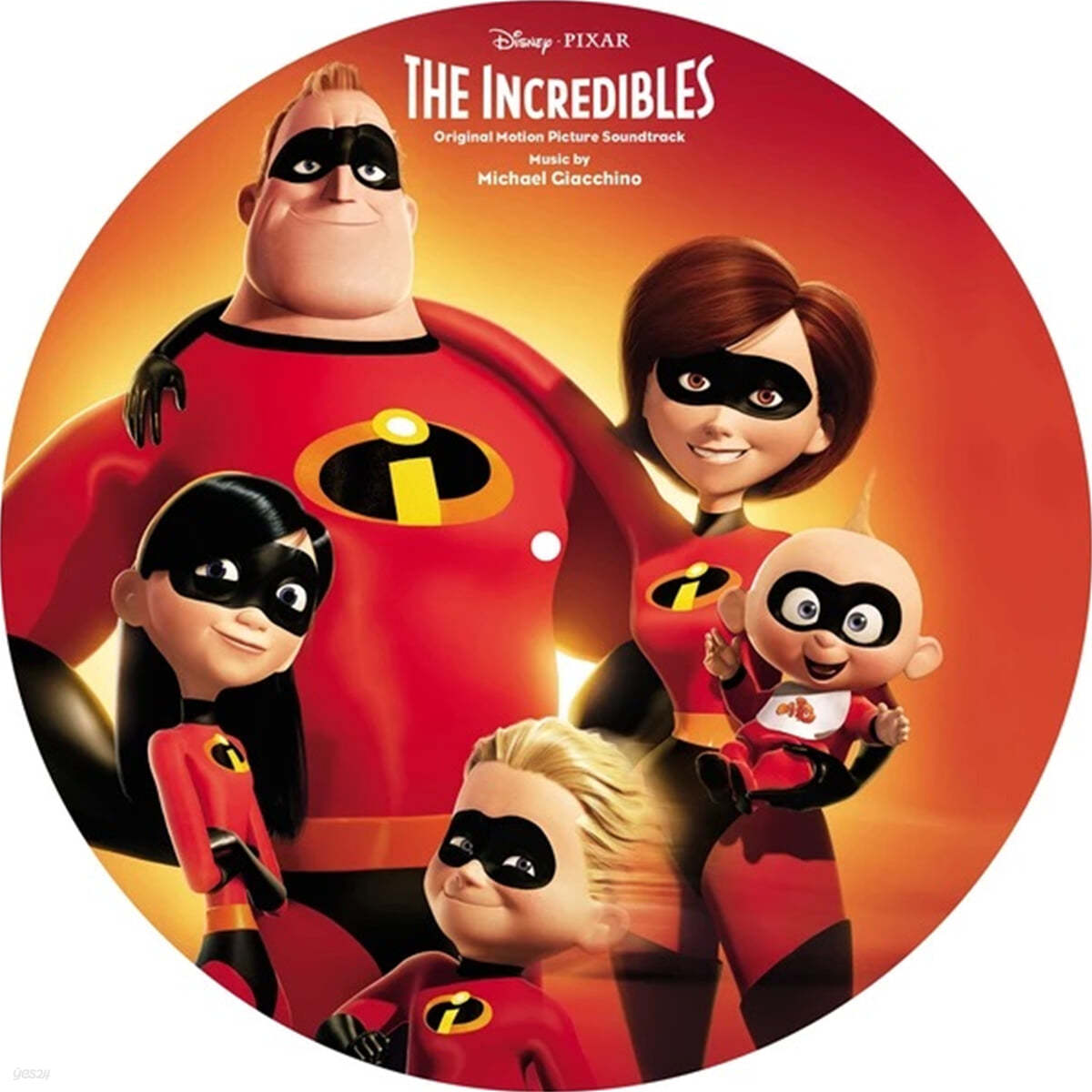 디즈니 애니메이션 '인크레더블' 애니메이션 음악 (The Incredibles OST by Michael Giacchino) [픽쳐 디스크 LP]