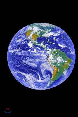 Perfect Earth Globe Blue Marble Space Theme Science Journal: (Notebook, Diary, Blank Book)