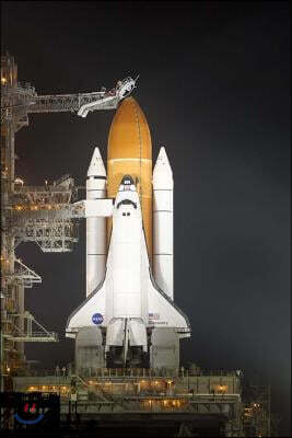 Space Shuttle Launch Platform Night Science Journal: (notebook, Diary, Blank Book)