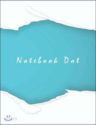 Notebook Dot: Torn Paper: Notebook Journal Diary, 110 Pages, 8.5 X 11