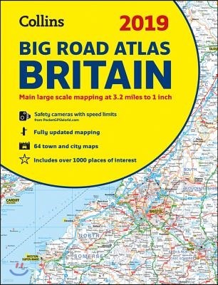 2019 Collins Big Road Atlas Britain