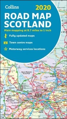 2019 Collins Map of Scotland