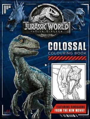 Jurassic World Fallen Kingdom Colossal Colouring Book